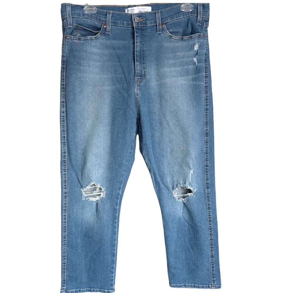 Levi Strauss Signature Women's Size 18 Heritage‎ High Rise Denim Jeans